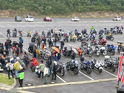 来場者自慢のバイク